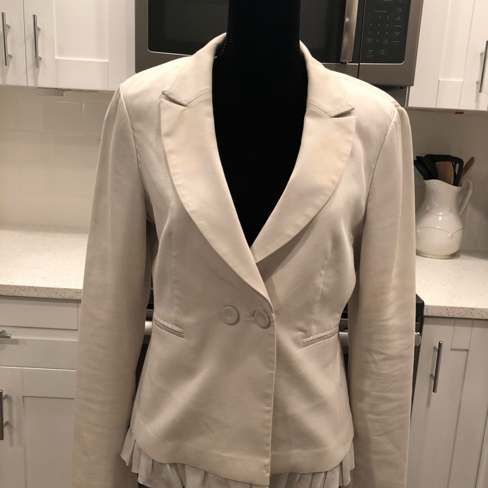 Rebecca Taylor cream colored blazer
